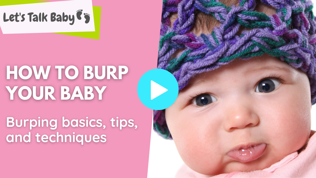 How To Burp Your Baby - My Pure Delivery