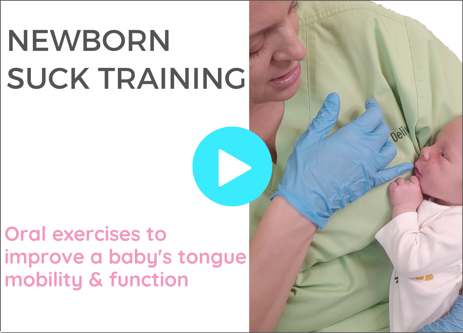 Newborn Suck Training Exercises- How To - My Pure Delivery