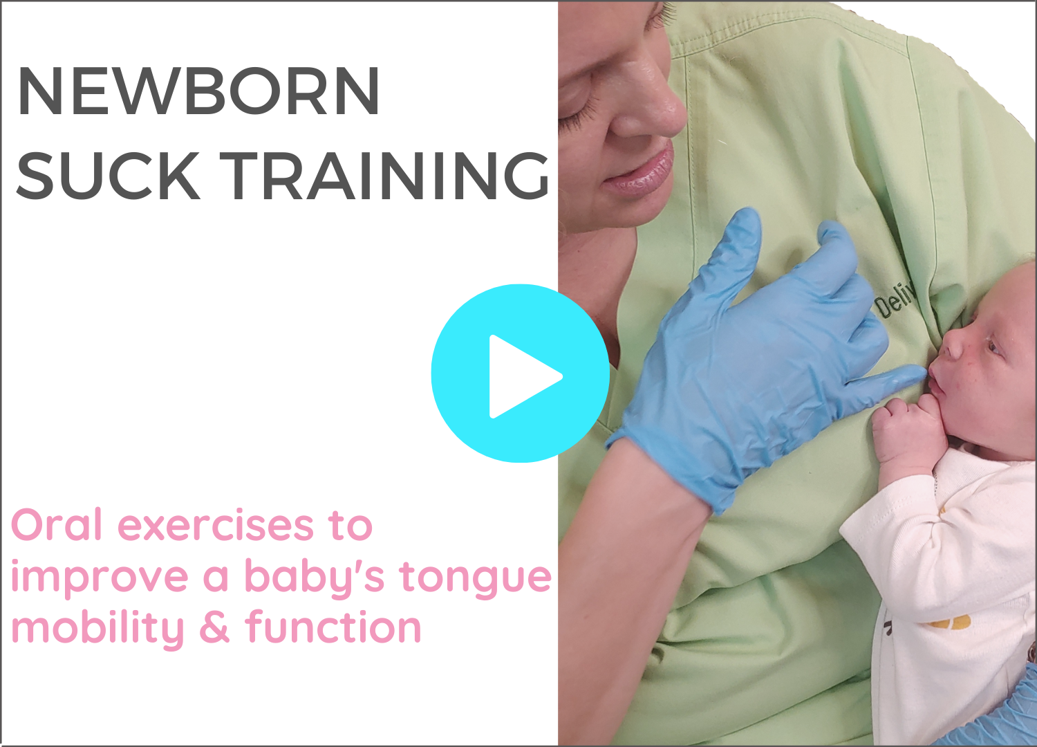 Newborn Suck Training Exercises- How To