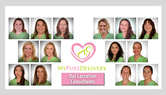 the My Pure Delivery IBCLCs with title "our lactation consultants"